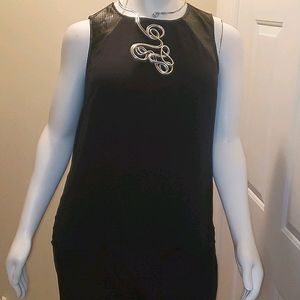 Lane Bryant Sleeveless Black Top